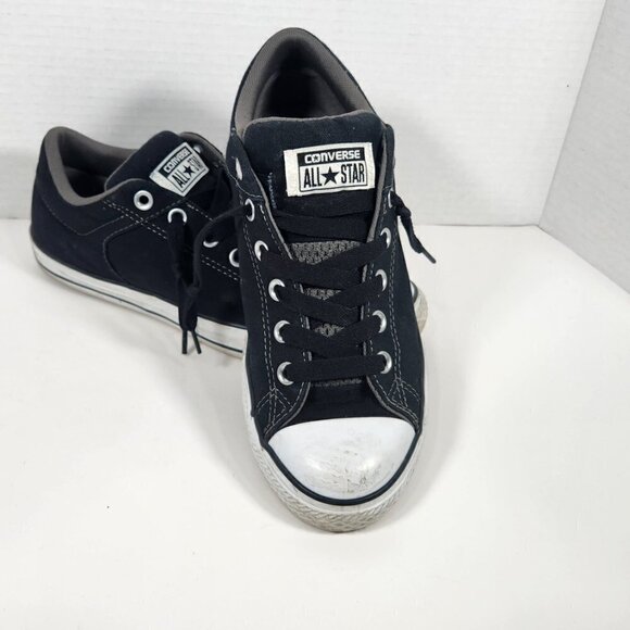 Kids COVERSE All Star Black & Gray Low top with padded tongue Size 6 - Picture 2 of 5